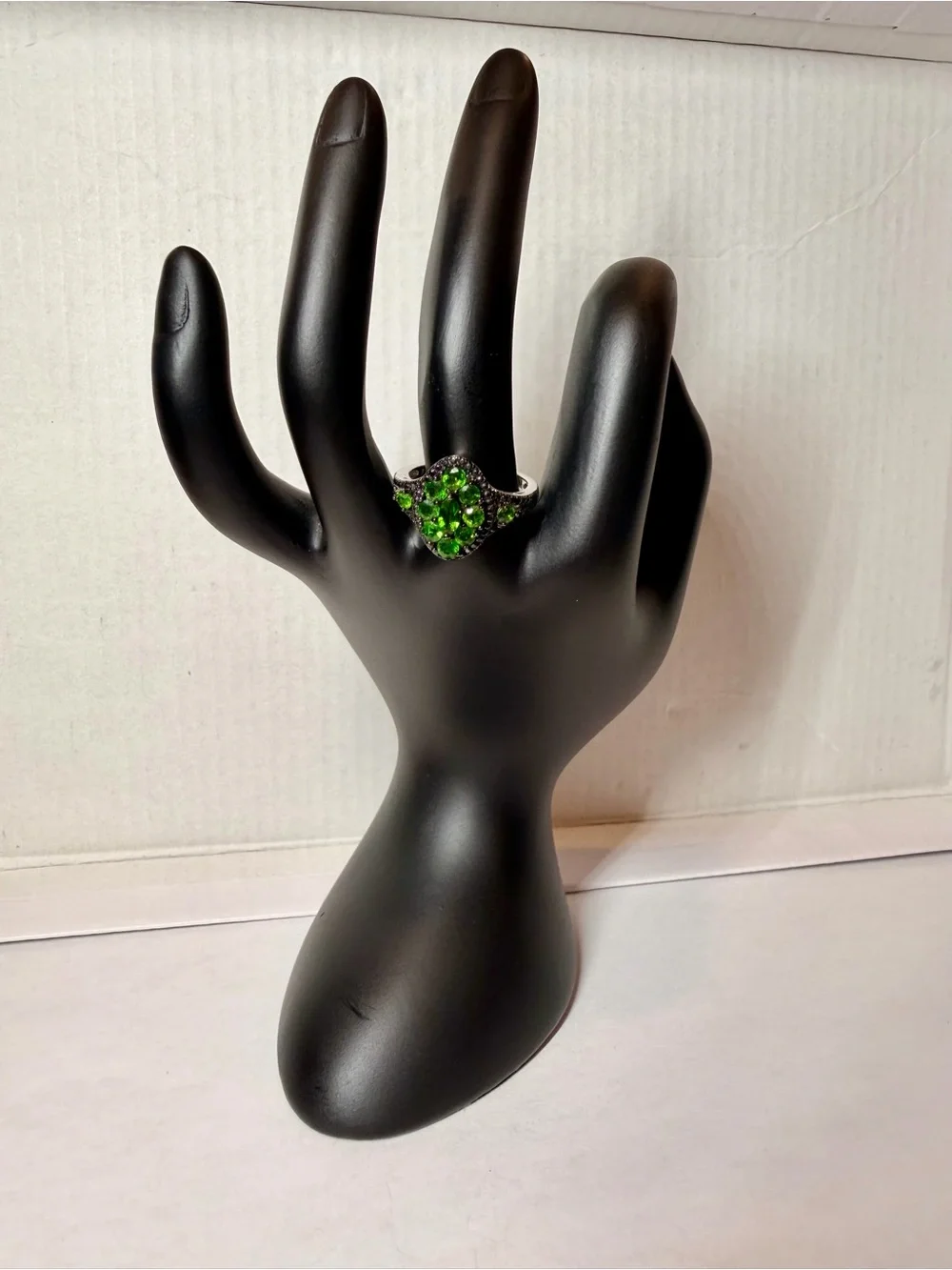 Jewelry | Green Russian Chrome Diopside Sterling Silver Ring 193ctw ...